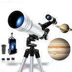 MDSTECH 70400 HD Astronomik Teleskop – 70mm Objektif, 360mm Odak Uzaklığı, FMC Kaplama, Tripodlu, Gökyüzü ve Doğa Gözlemi İçin