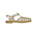 Méduse Su ayakkabısı sandalet Plaj ayakkabıları Model Sun - Glitter Plastik sandalet Kızlar için Ayakkabı Kadın Yaz Plaj Retro - %100 Geri Dönüştürülebilir, Altın, 6