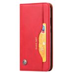 MDYHMC Huawei Nova 3e / P20 Lite için YXCY AYDD Yoğurma Cilt Dokusu Yatay Flip Deri Kılıf, Fotoğraf Çerçevesi ve Tutucu ve Kart Yuvaları ve Cüzdan (Siyah) (Renk: Kırmızı)