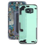 MDYHMC JBC AYT Samsung Galaxy S7 Edge / G9350 / G935F / G935A / G935V (Şeffaf) için Kamera Lensi Kapaklı Şeffaf Pil Arka Kapağı (Renk: Şeffaf)