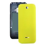 MDYHMC Nokia 225 (Siyah) için DZJ AYSMG Düz Renk Plastik Pil Arka Kapağı (Renk: Sarı)