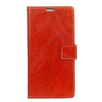 MDYHMC YXCY AYCD Nokia 3.1 Plus Retro Stil Çılgın At Dokusu Yatay Flip Deri Kılıf Tutucu ve Çift Taraflı Toka ve Fotoğraf Çerçevesi (Renk: Mavi)