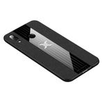 MDYHMC YXCY AYD Huawei nova 3e Dikiş Bezi Textue Darbeye Dayanıklı TPU Koruyucu Kılıf (Siyah) (Renk: Kırmızı)