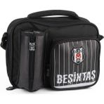 me çanta beslenme çantası beşiktaş ınce çubuk desenli suni deri 25354 - Siyah - Yok