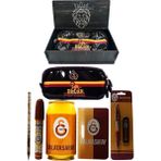 Me Çanta Galatasaray Orjinal Lisanslı Sarı Kutu Kalemtraş Ahşap Kutulu 6'lı Kırtasiye Seti - 00-Siyah