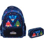 Me Çanta Pj Masks Heroes Okul Sırt Çantası ve Kalemlik Seti - Lacivert - Mavi