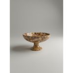 Me Gusta Home Onyx Mermer Dekoratif Kase - Kahverengi