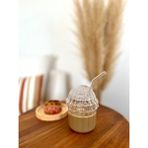 Me Gusta Home Pipetli Cam Bardak - Şeffaf - 400 ml