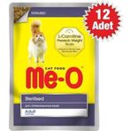 Me-O 12x80 gr Pouch Tavuk Etli Kısırlaştırılmış Kedi Yaş Maması