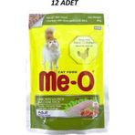 Me-O 12x80 gr Pouch Tavuk Etli Pirinçli Ve Yengeçli Yetişkin Kedi Yaş Maması