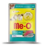Me-O 12x80 GR Ton Balıklı ve Sardalyalı Yavru Kedi Pouch Konservesi
