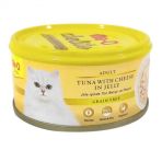 Me-O 24x80 gr Jöle İçinde Ton Balıklı Ve Peynirli Tahılsız Kedi Konservesi