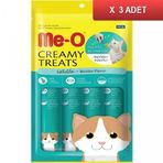 Me-O Creamy Çizgili Orkinos Balıklı 3x15 gr Kedi Ödül Maması