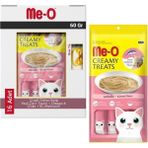 Me-O Creamy Çizgili Orkinos Balıklı Kedi Ödülü 16X60 gr