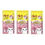 Me-O Creamy Treats Çizgili Orkinos Balıklı 3 Adet 4x15 gr Sıvı Kedi Ödül Maması