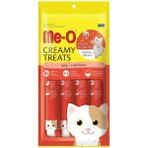 Me-O Creamy Yengeç ve Ton Balığı Lezzetli 4x15 gr Kedi Ödülü