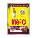Me-O Dana ve Kuzu Etli Pouch 80 gr Yetişkin Kedi Konservesi