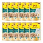 Me-O Delite 12x70 gr Pouch Ton Balıklı ve Tavuklu Kedi Maması