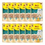 Me-o Delite 70 gr 12'li Gr Pouch Ton Balıklı ve Tavuklu Kedi Maması