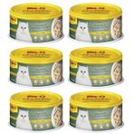 Me-O Delite Jöle İçinde 6x80 gr Ton Balığı ve Sebzeli Konserve Kedi Maması