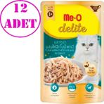 Me-O Delite Pouch Ton Balığı ve Tavuklu Kedi Konservesi 70 Gr 12 AD