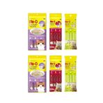 Me-O Meo 6'Lı Karma Paket(4X15 Gr) Ek Besin Ve Kedi Ödülü - Ödül Maması 360 Gr