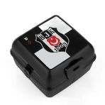 Me Saklama Kabı Beşiktaş İnce Çubuk Desenli 4 Bölmeli Çatal Kaşıklı Beslenme Kabı