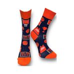 Me-vo Tekli Kırmızı Renkli Bay/bayan Unisex Esnek Nem Alabilen Pamuklu Basketbol Desenli Soket Çorap