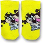 Me-Vo Tekli Sarı Renkli Esnek Nem Alabilen Pamuklu Çizgi Film Karakterli 5-8 Yaş Erkek Çocuk Patik Çorap - 5 - 8
