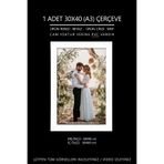 Me you 1 Adet 30x40 Çerçeve - Mdf Çerçeve - Fotoğraf Çerçevesi - A3 Poster Çerçevesi
