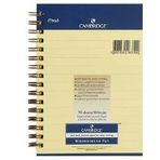 Mead M245434 Cambridge Sarı Kareli A6 70 Yaprak Bloknot