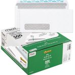 Mead Pencere Zarfları, İş Zarfları, Kendinden Mühür #10, Tek Sol Pencere, Pencereli Zarfları Soyup Kapatın, Güvenlik Renkli Beyaz Zarflar, Paket başına 500 (742022)