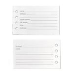 Meadowsweet Kitchens İzleme için Adres Defteri Dolum Sayfaları İletişim Bilgileri, 60 Giriş Sayfası - Boyut 2 1/2 "x 4.2"