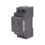 Mean Well DDR-30L-5 30W DIN Ray Tek Çıkış DC/DC Dönüştürücü