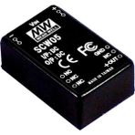 Meanwell SCW05B-15 ,18..36VDC 15VDC/400MA Dc-Dc Konverter - 0 - Siyah