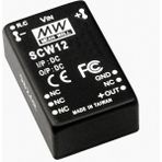 Meanwell SCW12B-05 ,18..36VDC 5VDC/2.4A Dc-Dc Konverter - 0 - Siyah