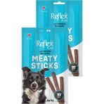Meaty Sticks Somonlu Köpek Ödül Çubuğu 3X11GR Ikili Paket