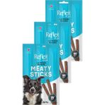 Meaty Sticks Somonlu Köpek Ödül Çubuğu 3X11GR Üçlü Paket