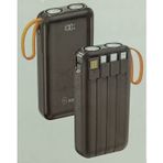 meax 4enwTx6OWh Lcd Göstergeli 24.000Mah Powerbank Hızlı Şarj Type-C-Usb-Ios Lightning-Micro Usb Çoklu Kablo