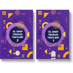 Meb 10. Sınıf Tekrar Testleri Seti 2 Kitap | Tekrar Testleri 1 ve 2 | Lise Konu Pekiştirme ve Sınav Hazırlık Kaynağı