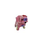 MEB TOYS Havlayan yürüyen pili oyuncak benekli köpek:kapalı: pembe