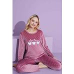 MEBA Kadın Anne-kız (KOMBİNİ KENDİNİZ YAPIYORSUNUZ) Fransız Kadife Pijama Takımı
