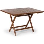 Mebel Stil Atina Katlanır Masa 80X120 - Dış Mekan Dikdörtgen Ahşap Bahçe, Balkon Masası - Ceviz