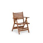 mebel stil London Katlanır Sandalye - Dış Mekan 2 Kademeli Kolçaklı Ahşap Bahçe, Balkon Sandalyesi