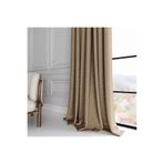 MebelPort Curtain Keten Fonluk Perde (Rüstik Ve Kornişe Uygun) Düz Dikim Tek Kanat