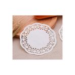 Mebey Home Yuvarlak Dantel Kağıt 9cm 200 adet Bardak Altlığı ve Tatlı Sunum Kağıdı