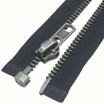 MebuZip #8 28 İnç Antik Gümüş Diş Ayırma Ceket Fermuar Sağ El Fermuar Ağır Hizmet Tipi Metal Fermuarlar Erkek Ceketleri Mont Dikiş (28" RH)