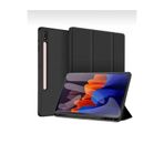 MECFC Samsung Galaxy Tab S8 Plus Wi-fi Sm-x800 Kılıf Smart Cover Kalem Bölmeli Standlı Arkası Silikon Uyku