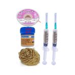 Mechanic Krem Lehim 183 C 42g Flux Lehim Toplama Cp-2015 Emme Teli 2,0mm Havya Uç Temizleme Set03