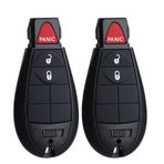 MechanMagic Anahtarlık FOBIK Yedek Dodge Ram 1500 2500 3500 2009 2010 2011 2012 Journey Challenger Grand Caravan Chrysler Kasaba ve Ülke Jeep Grand Cherokee Komutanı Anahtarsız Giriş Uzaktan Kumanda